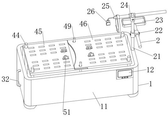 Intelligent medicated bath device with anti-bite structure for animal husbandry and veterinary medicine