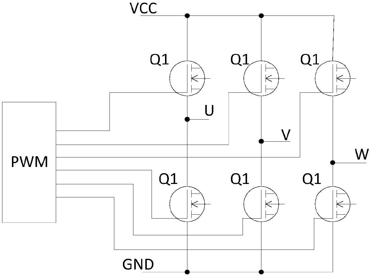 Direct current brushless motor, robot and method for detecting rotating speed of direct current brushless motor