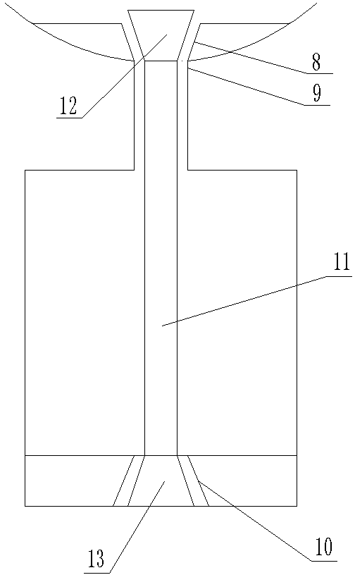 Feed liquid continuous separating, metering and disc distributing device