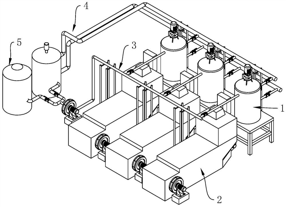 Plastic foaming and fluidized drying integrated system