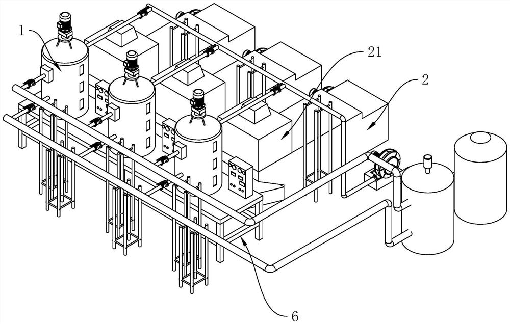 Plastic foaming and fluidized drying integrated system