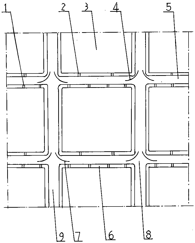 Water-saving ecological slope protection structure and construction and water-saving method thereof