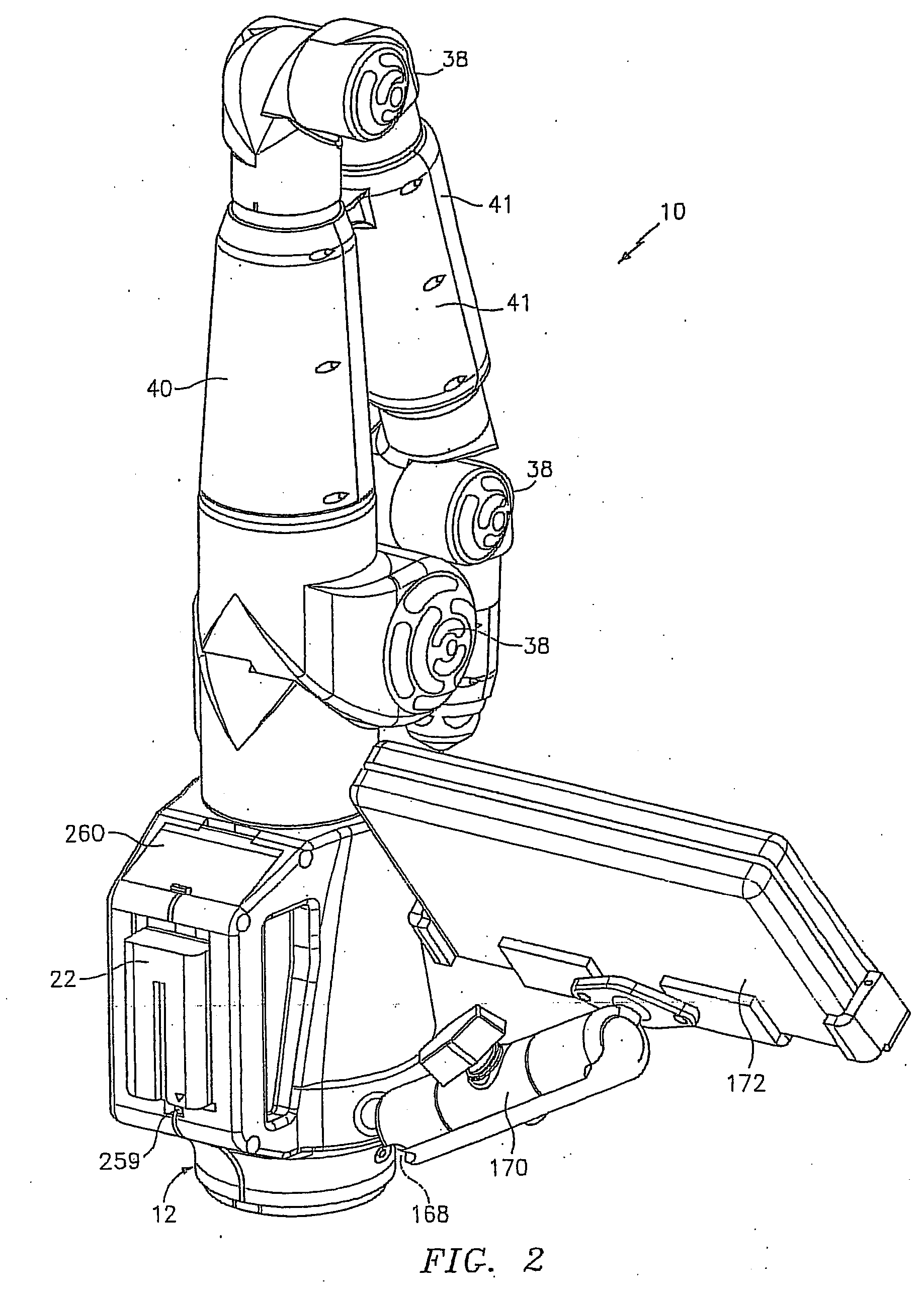 Portable coordinate measurement machine with improved handle assembly