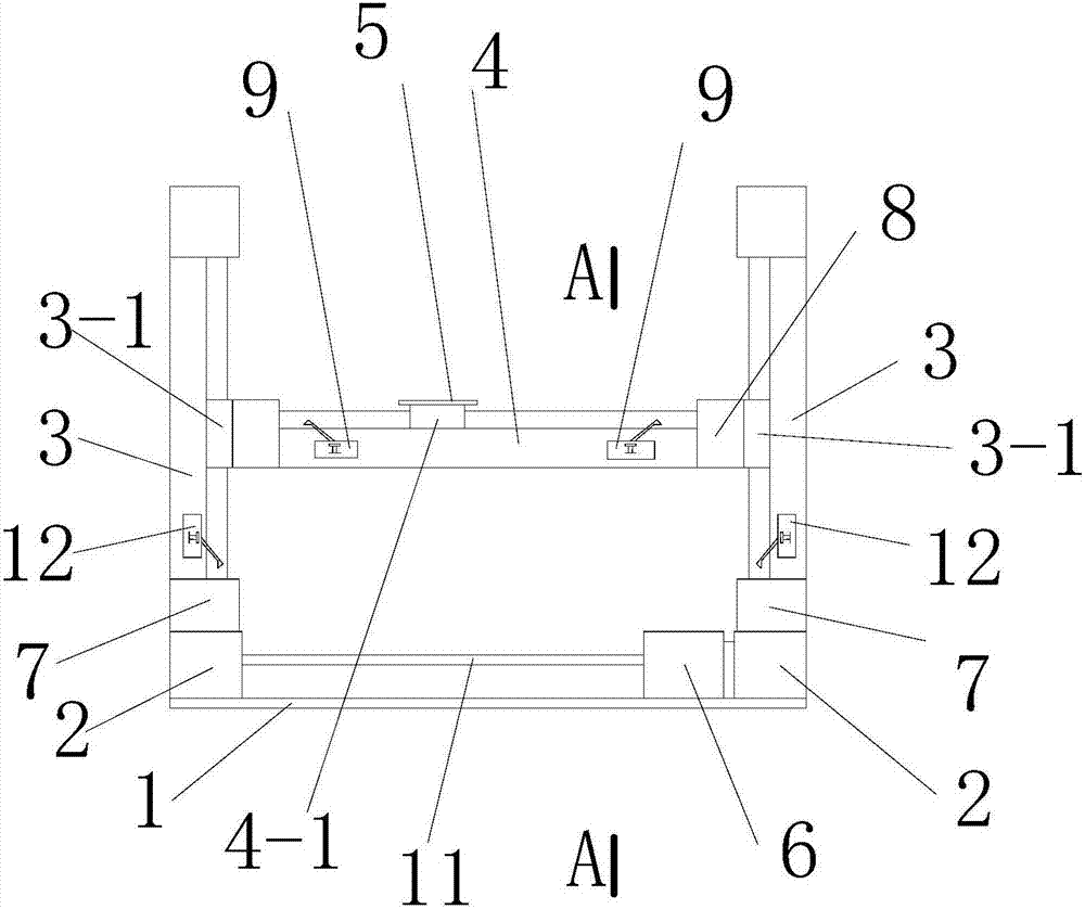 Detector for three-dimensional deformation precision of intelligent driving type measuring instrument and detection method