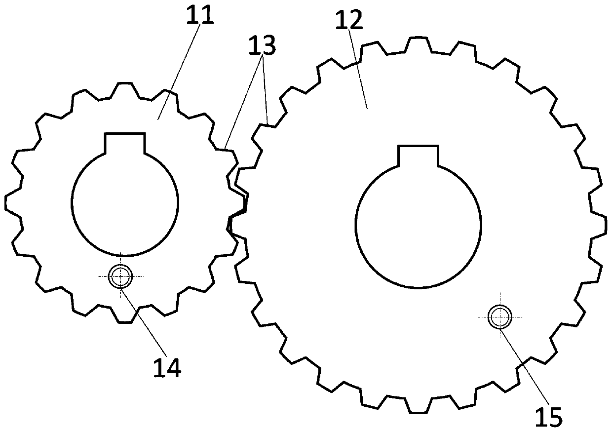 Gear transmission device plated with super-lubricating solid film