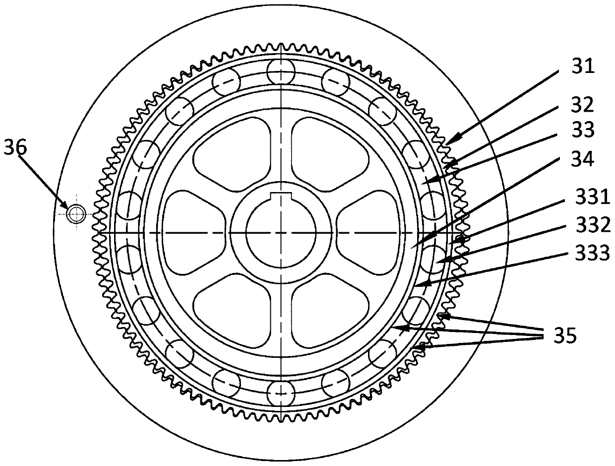 Gear transmission device plated with super-lubricating solid film