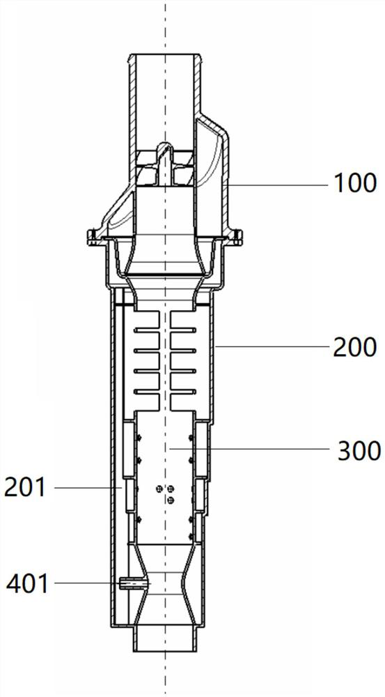 Broadband silencer for fuel cell vehicle