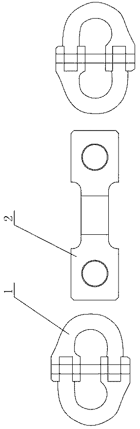 Portable real-time force measuring device capable of being detached freely