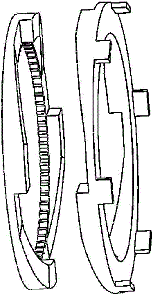 Electromagnetic multi-disc clutch device, water pump with electromagnetic multi-disc clutch device, and transportation means