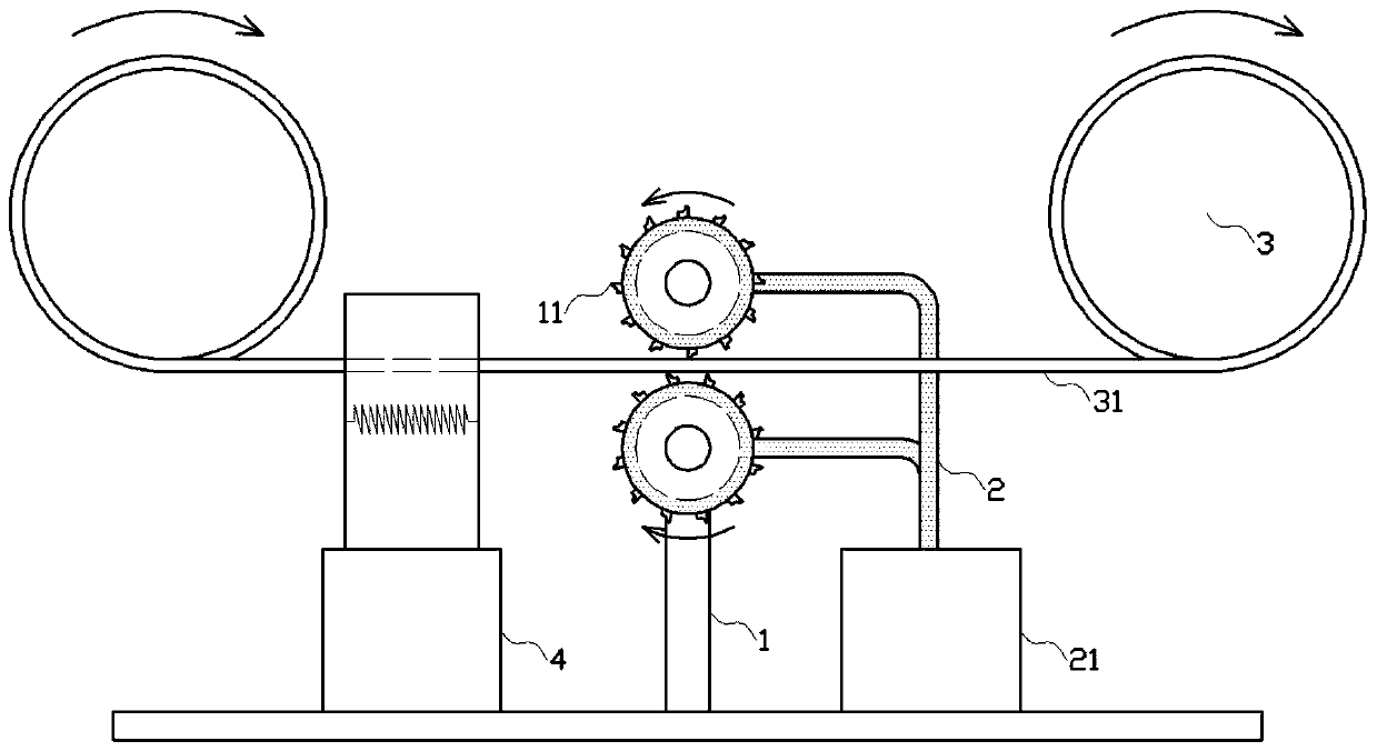 Humidifying adsorption lint-removal device for textile fabric