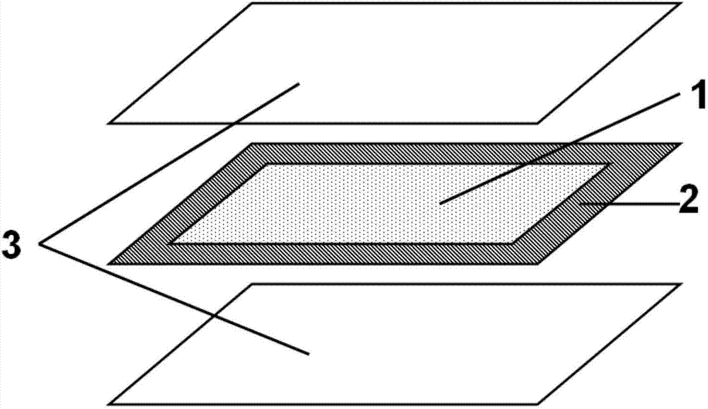 Sandwich type graphene saturable absorber and preparation method thereof