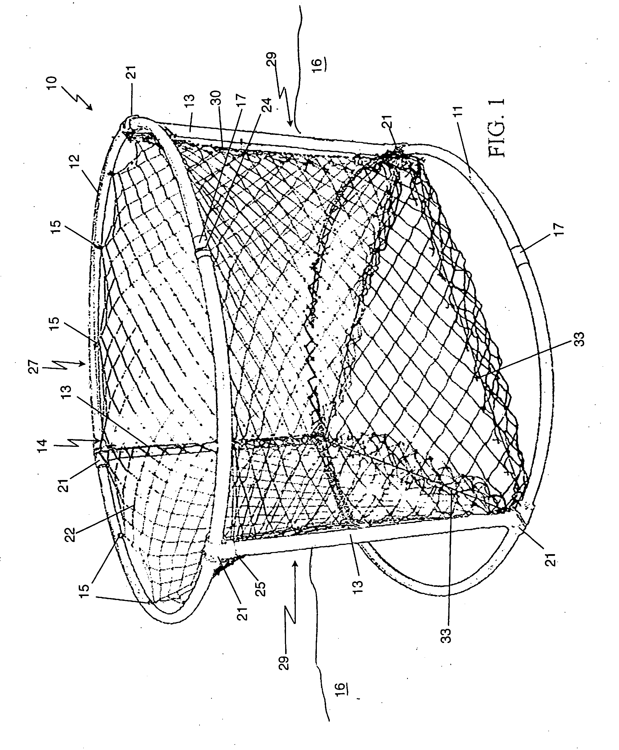 Collapsible ball game goal