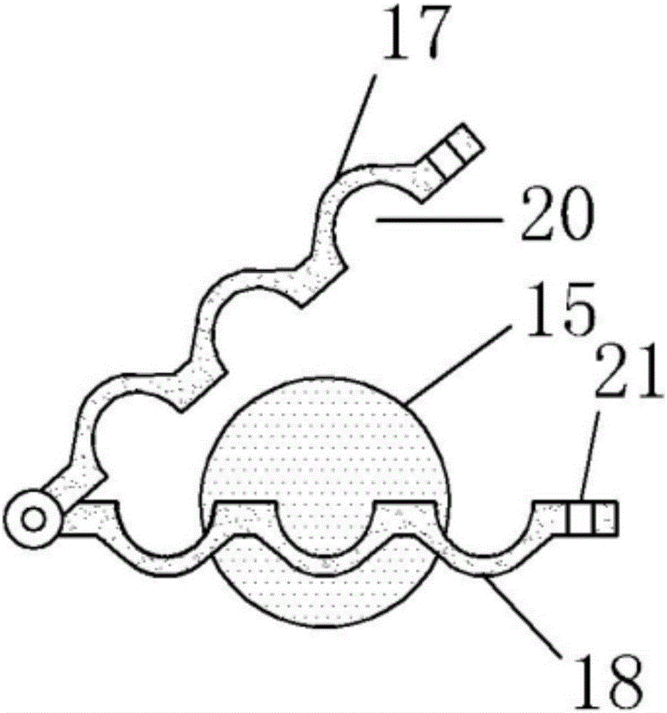 Paintbrush washing device for art painting