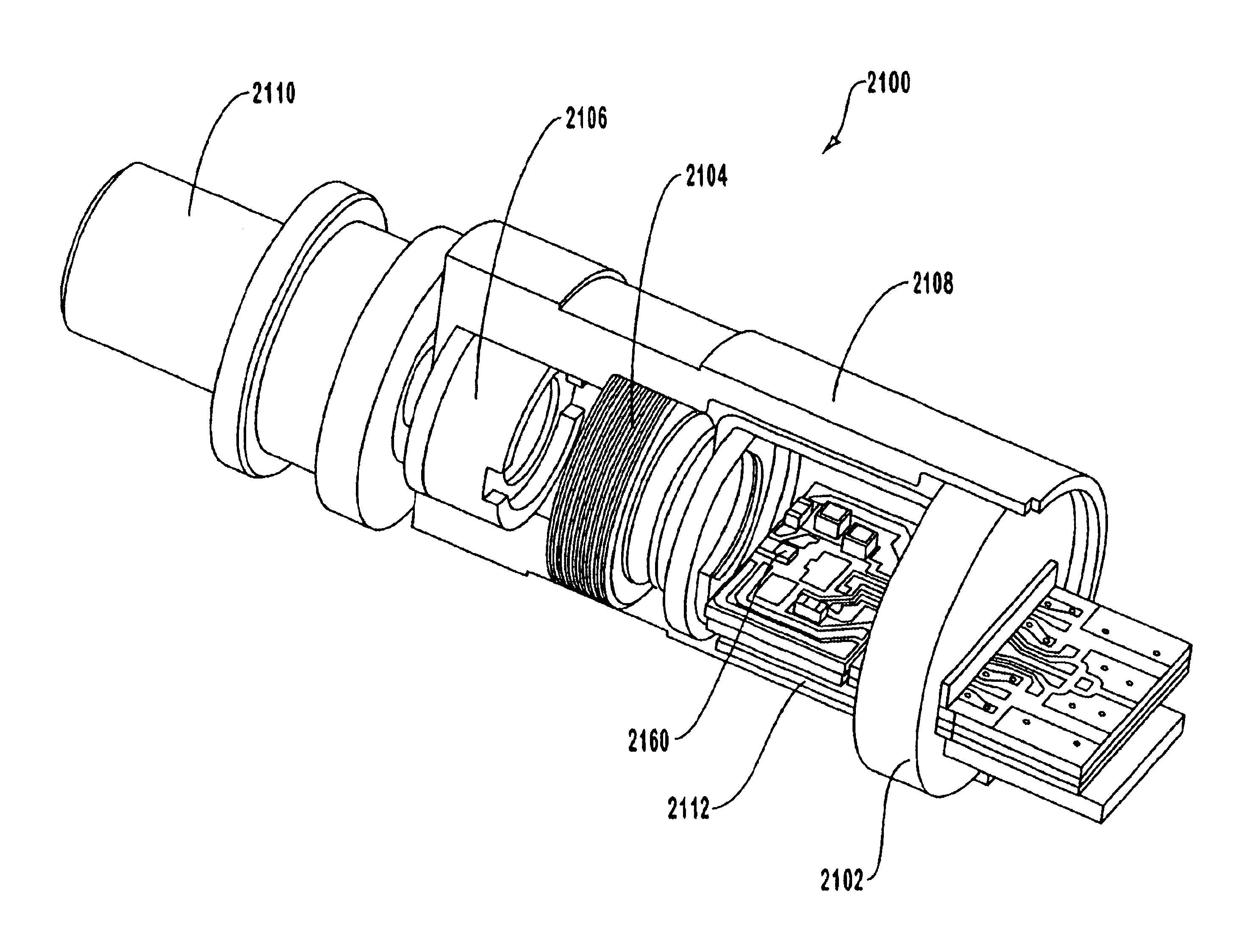 Small form factor optical transceiver with extended transmission range