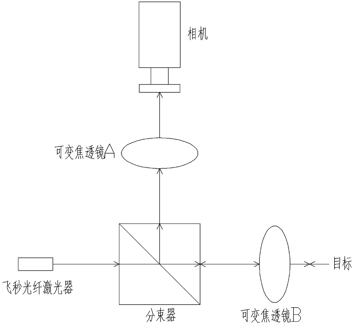 Intelligent system and method for destroying targets by utilizing femtosecond laser