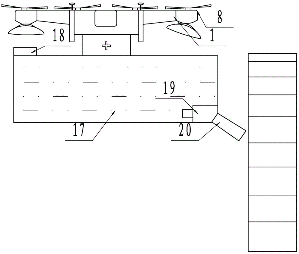 Rescue unmanned aerial vehicle and regulating and controlling fire fighting system thereof