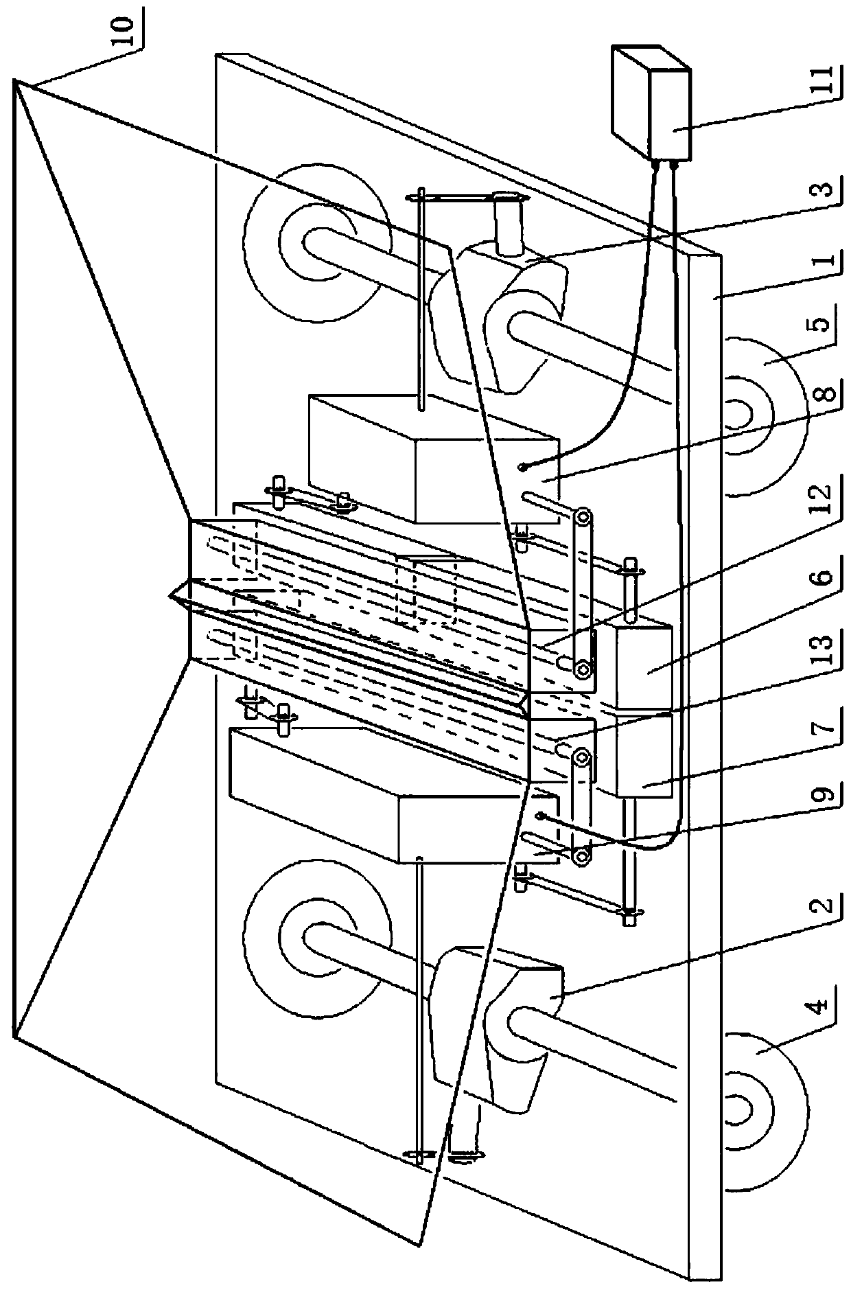 A single-sided automatic switching variable fertilization equipment