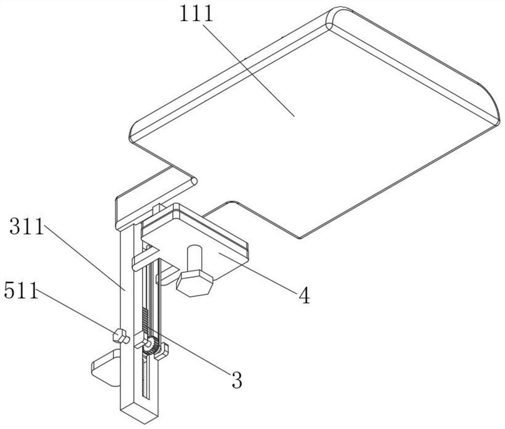 Auxiliary device for clinical treatment operation of hand and foot surgery department