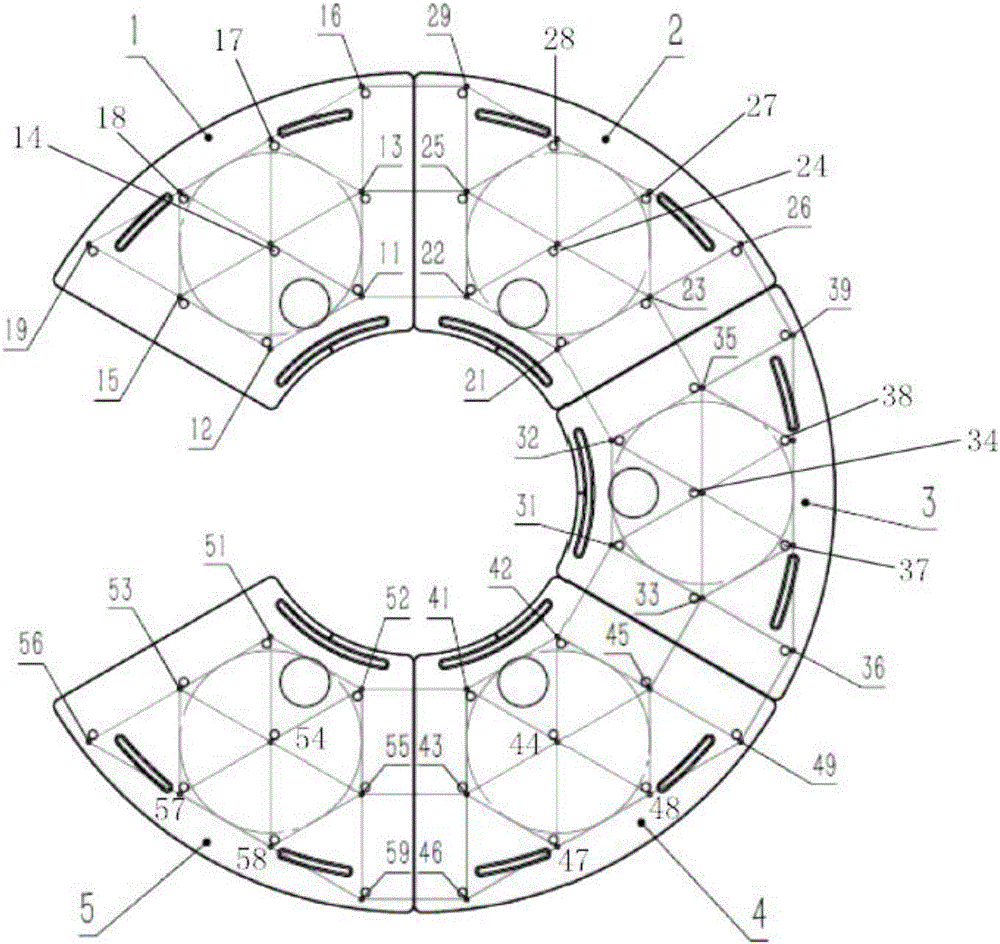 Comprehensive practical training table for modularized six-axis robot