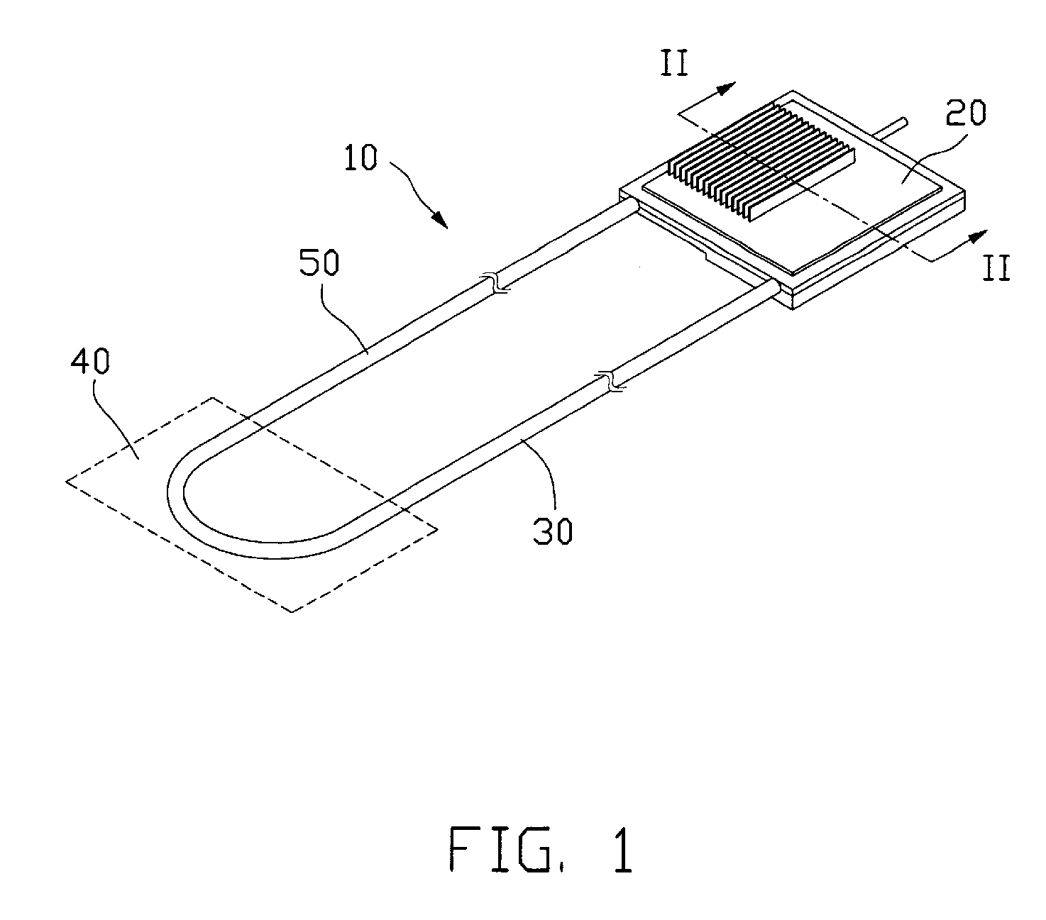 Loop-type heat exchange device