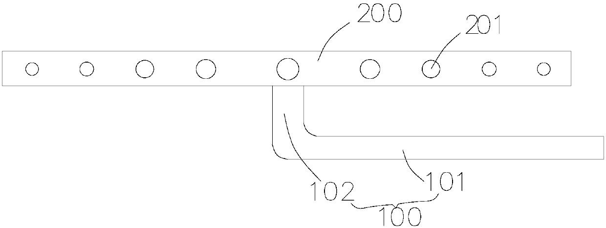 Gas supply system of reaction equipment and reaction equipment