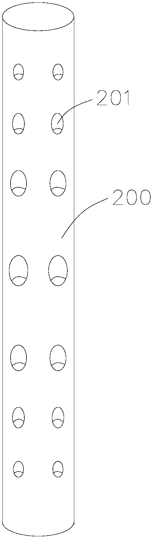 Gas supply system of reaction equipment and reaction equipment