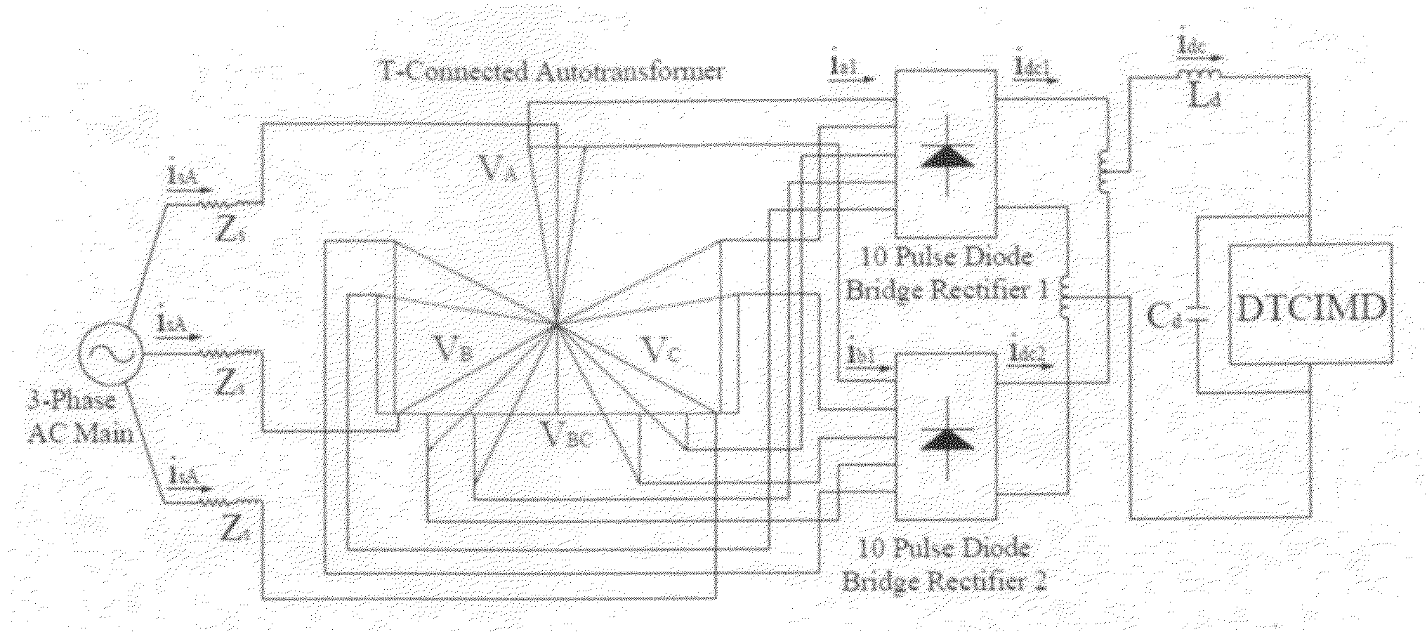 T-connected autotransformer-based 40-pulse AC-DC converter for power quality improvement