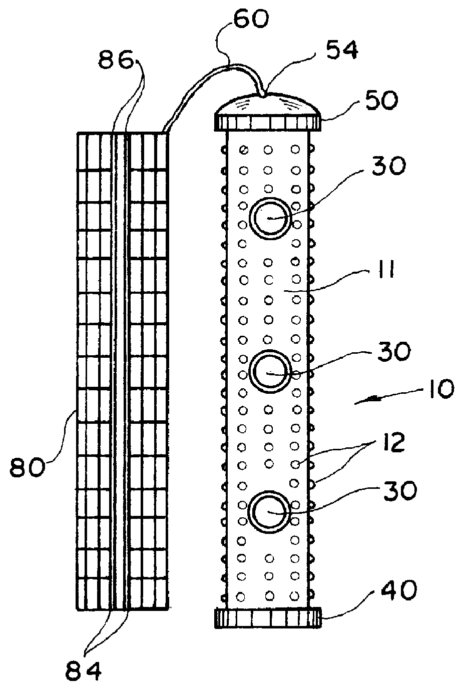 Device for permanently curling hair