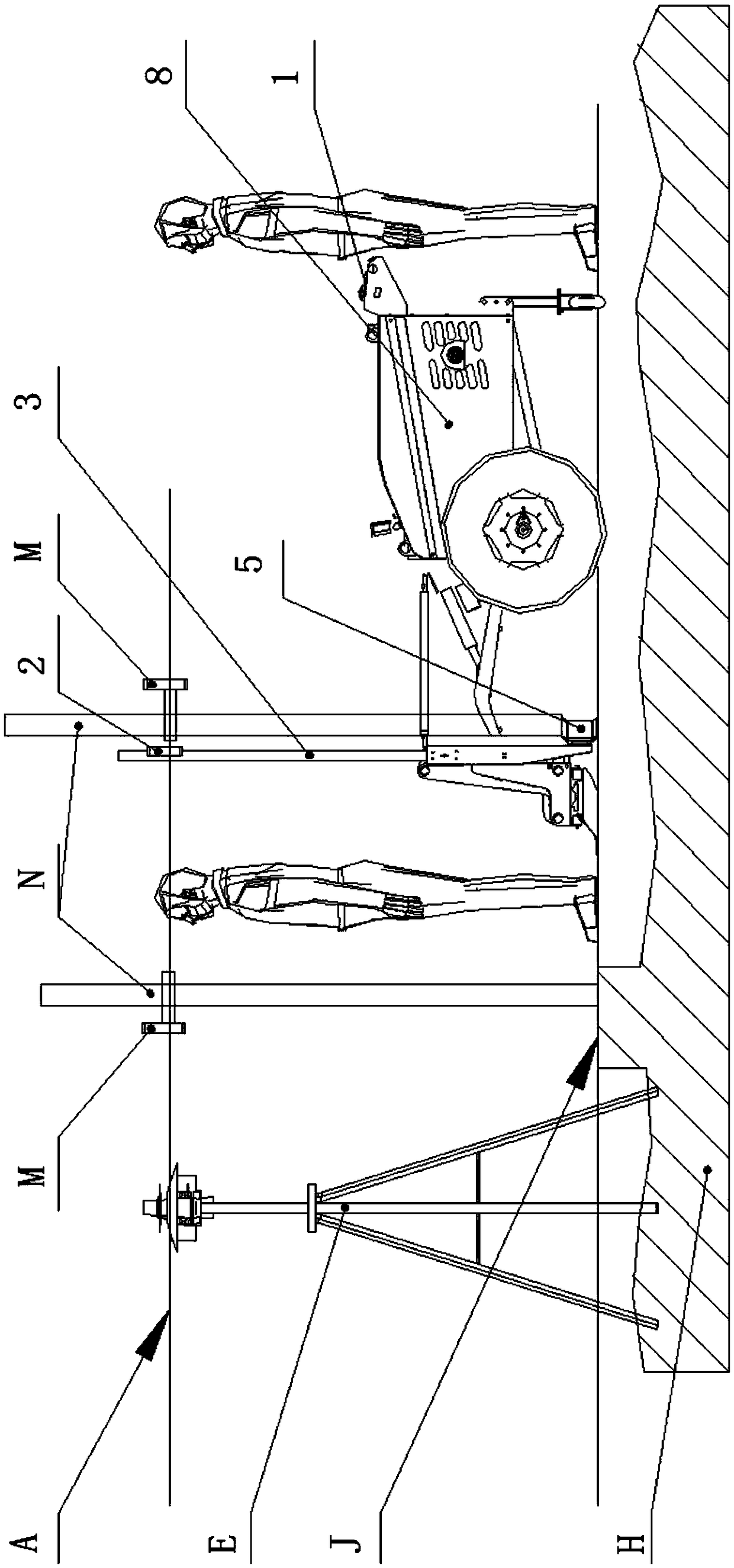 Laser paver and elevation setting method thereof