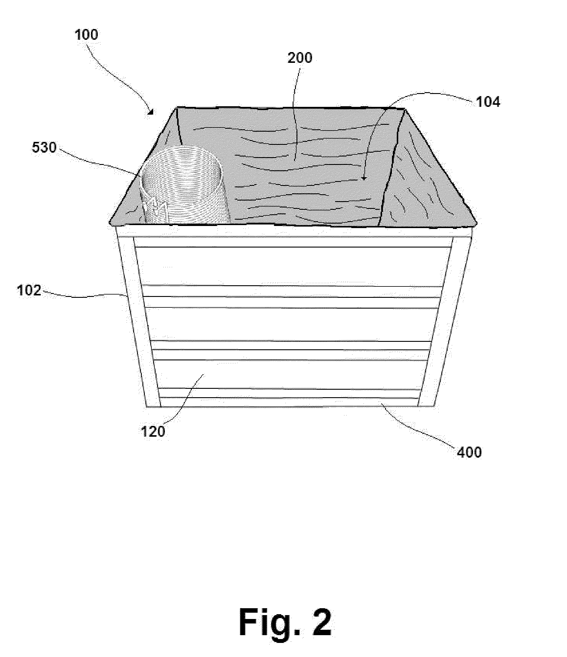 Modular insulated water tank