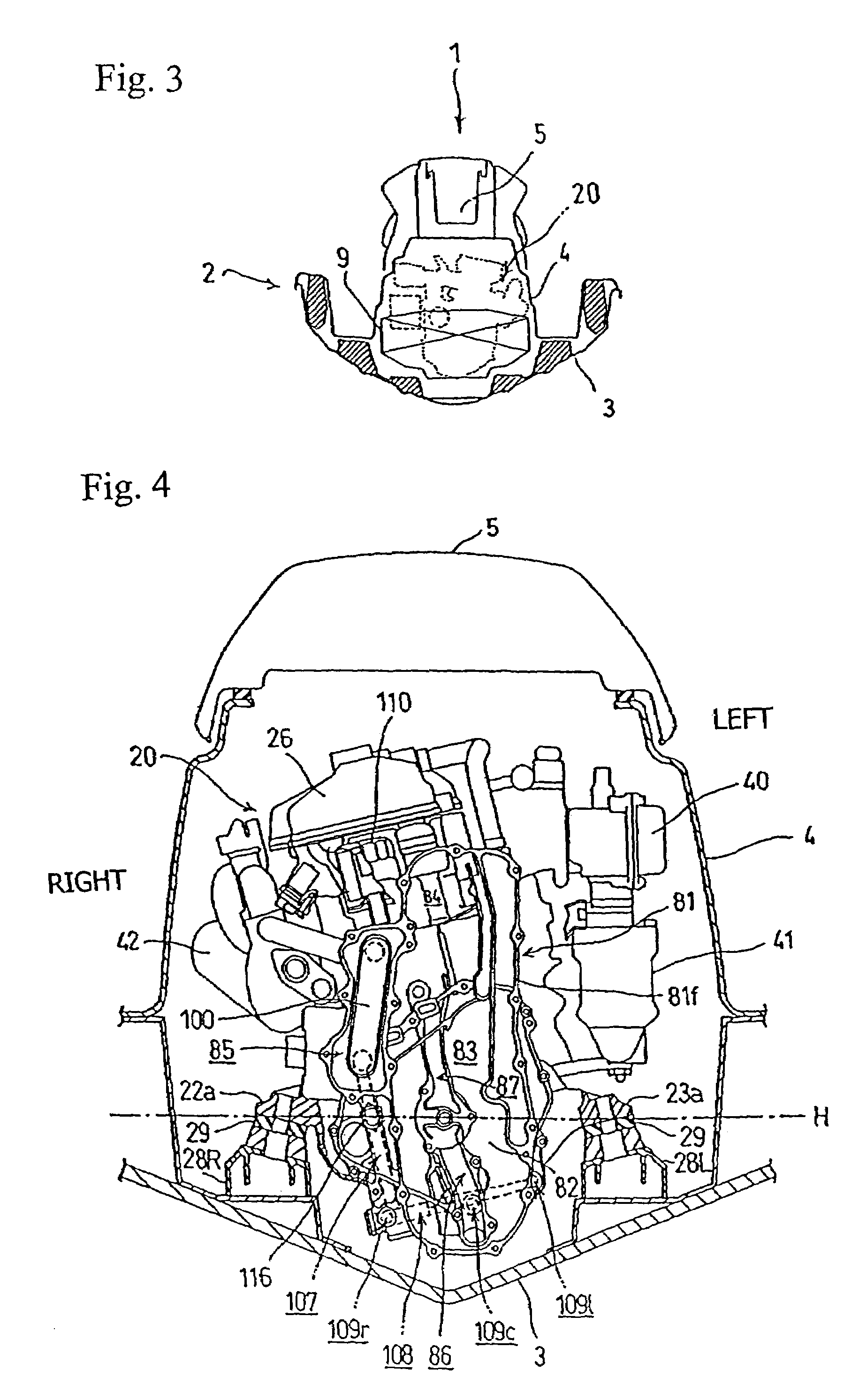 Internal combustion engine including improved balance shaft structure, and personal watercraft incorporating same