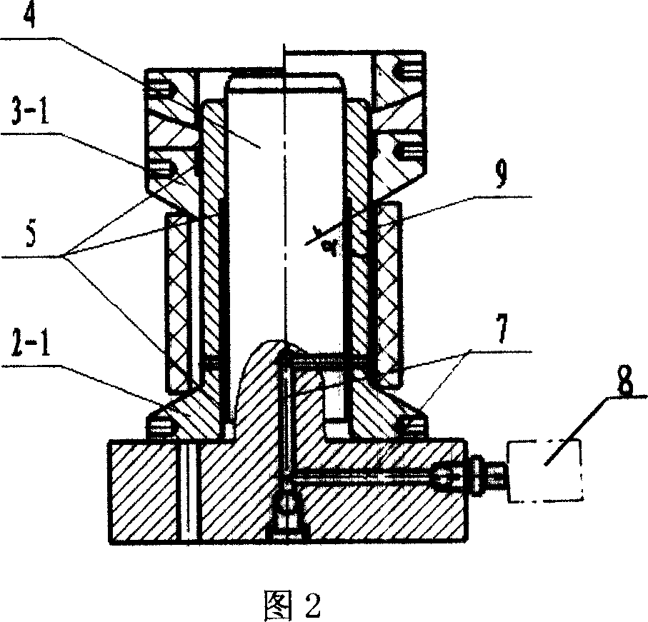 Power-saving apparatus for hydraulic expanding large retaining-ring by using super high pressure system