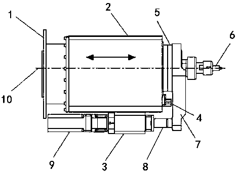 Friction-stir welding device