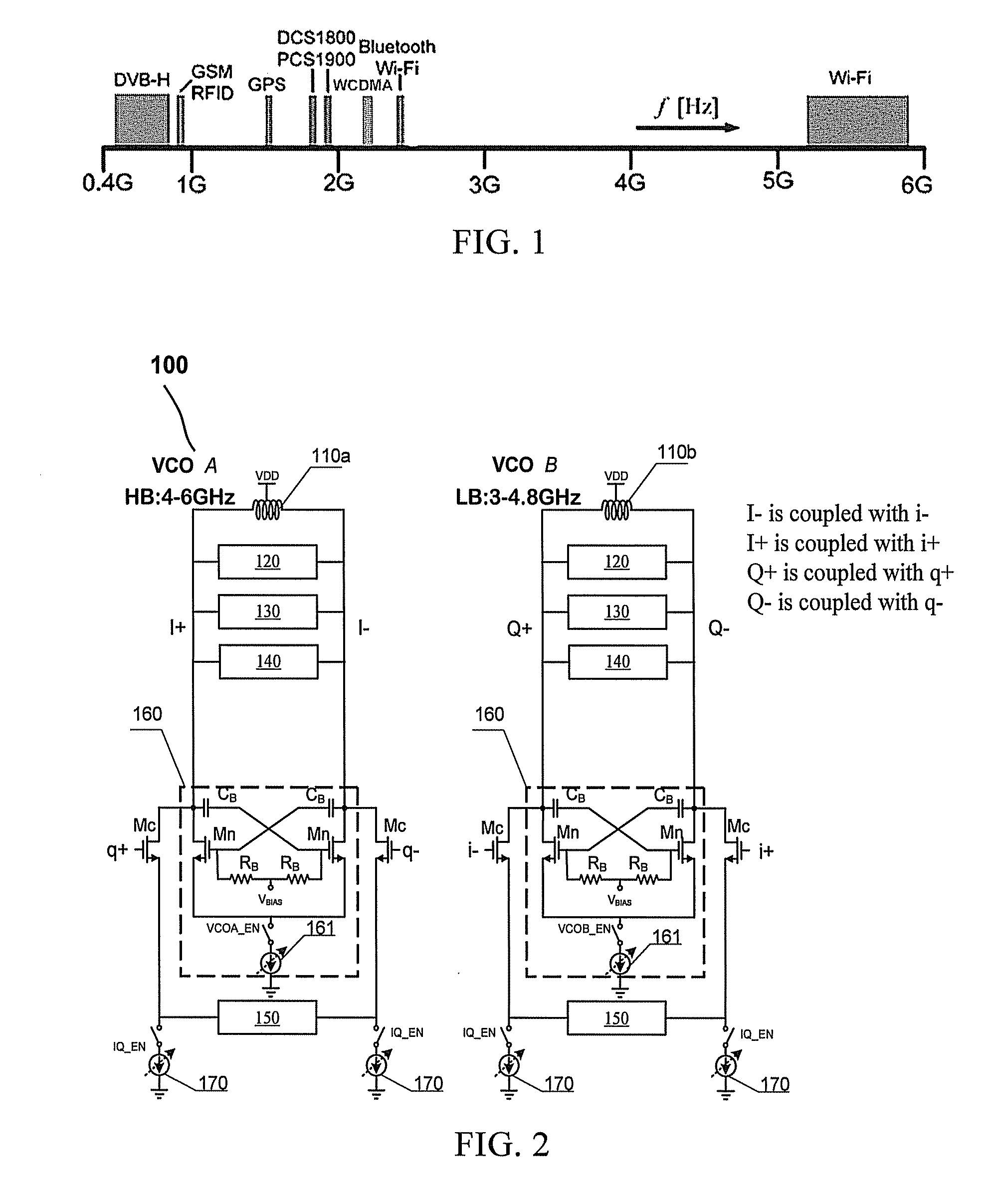 Dual-Mode Voltage Controlled Oscillator, Frequency Synthesizer and Wireless Receiving Device