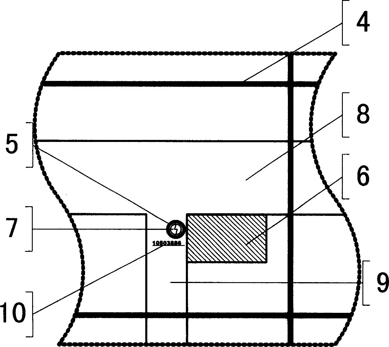 Method for carrying out city grid unit information administration by employing digital technology