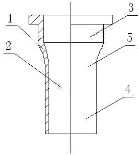 Hard mouth tube of infusion bag