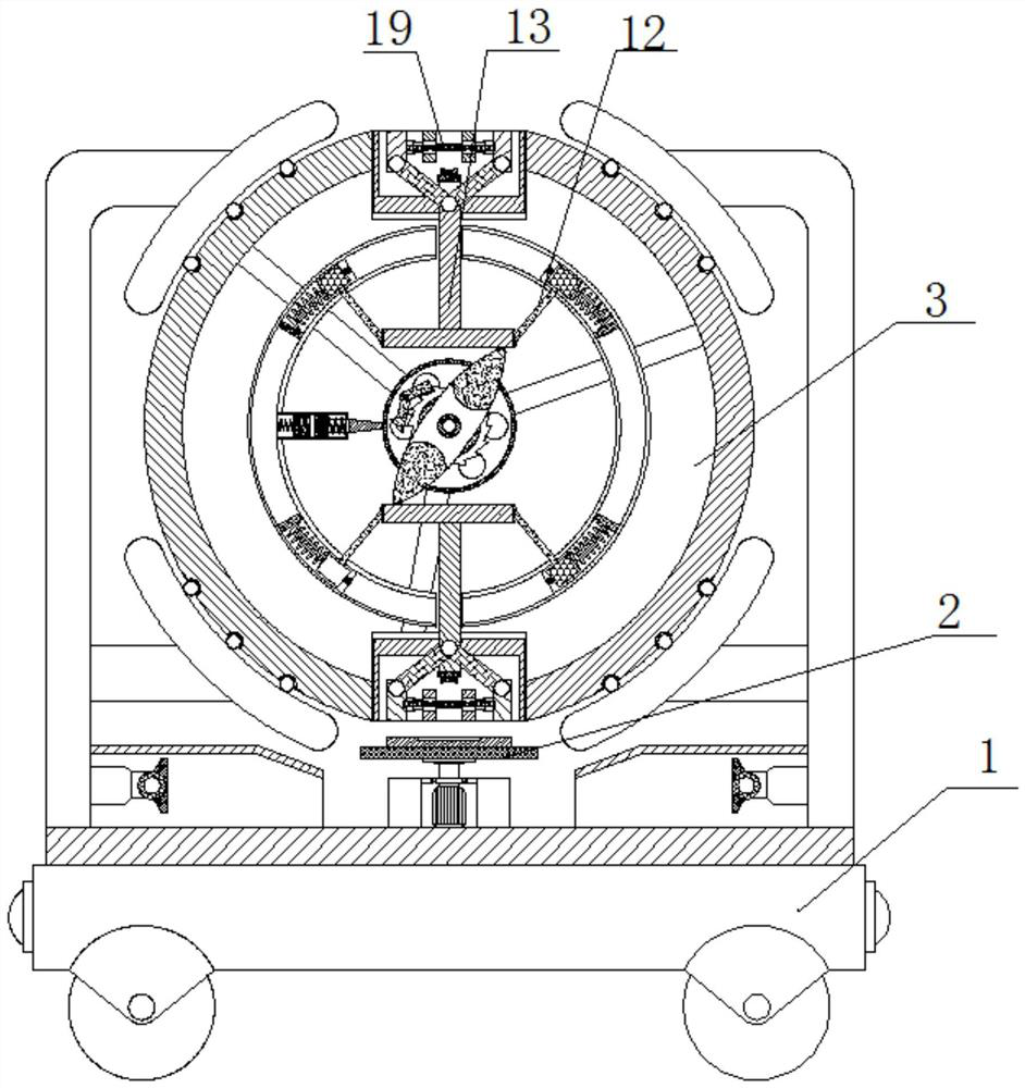 Rapid polishing and grinding equipment for circular semiconductor materials