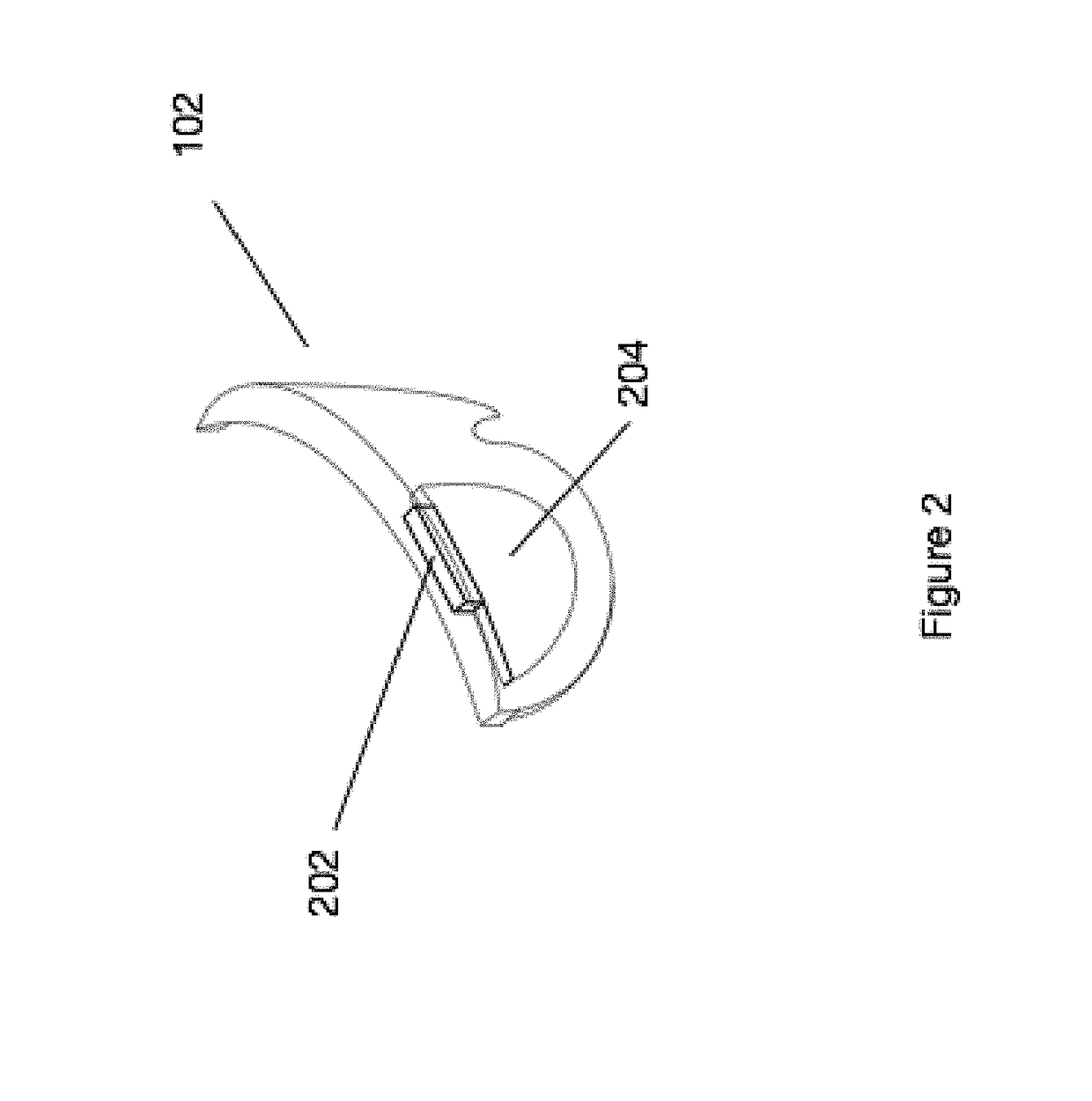 Reduced thickness of an optical module in a head-worn display