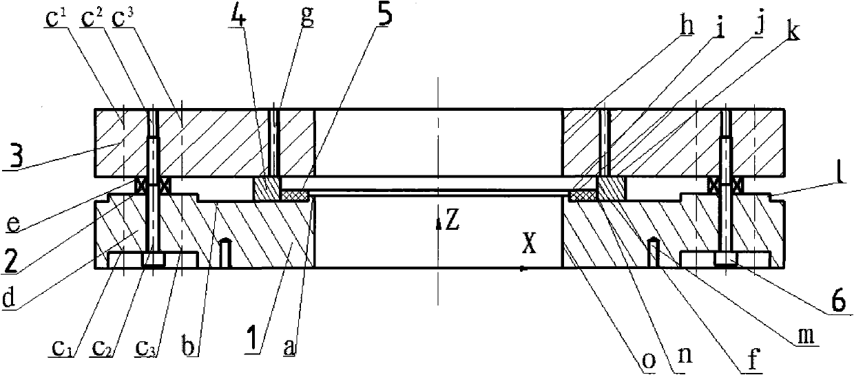 Piezoelectric type six-dimensional force sensor with adjustable load sharing ratio and test method thereof