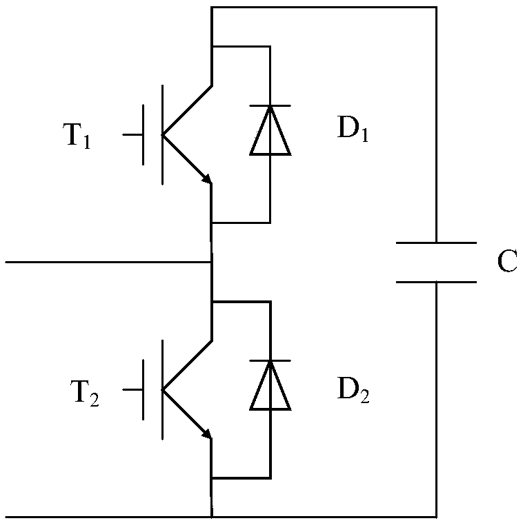 Hybrid high voltage direct current power transmission system suitable for wind power delivery