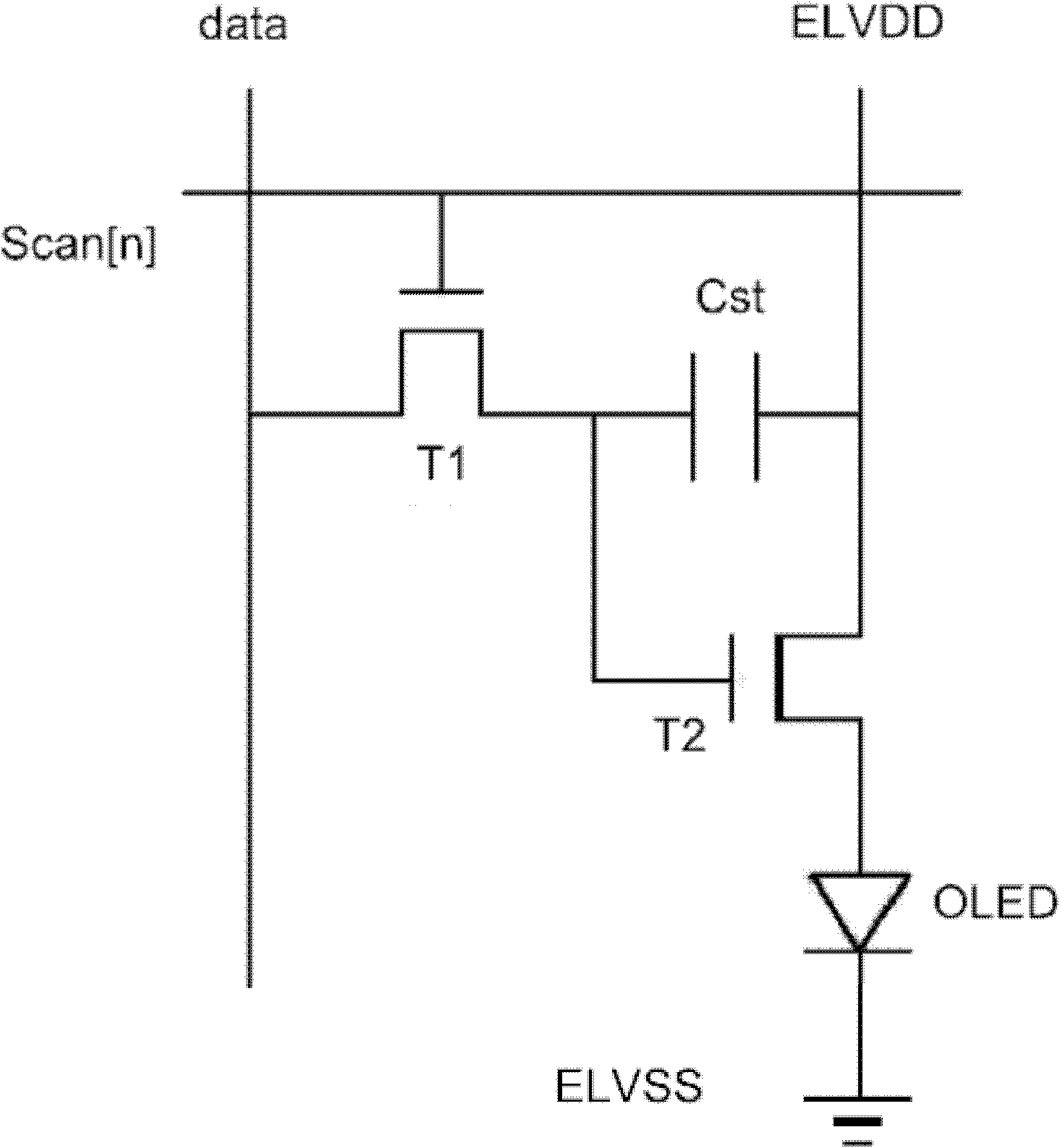 Pixel circuit of light-emitting diode display and drive method of pixel circuit