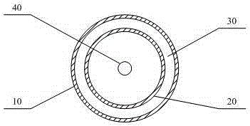 Barrel type radiation and convection heat exchanger and heat exchange treatment method thereof