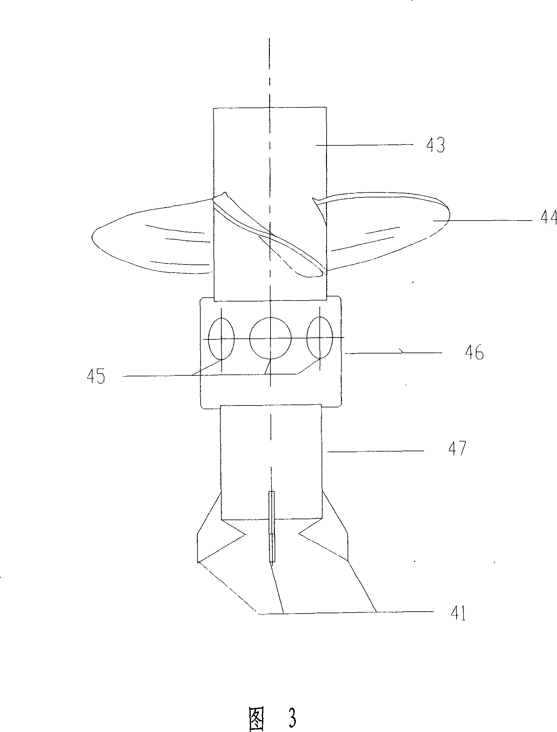 Submerged aerator with gas cylinder direct air-intake