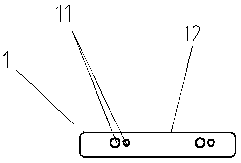 Marine low-speed diesel engine cross-head pin cylindrical surface notch positioning tool and positioning method