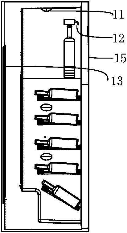 Wine-cabinet type intelligent wine distributor and control method