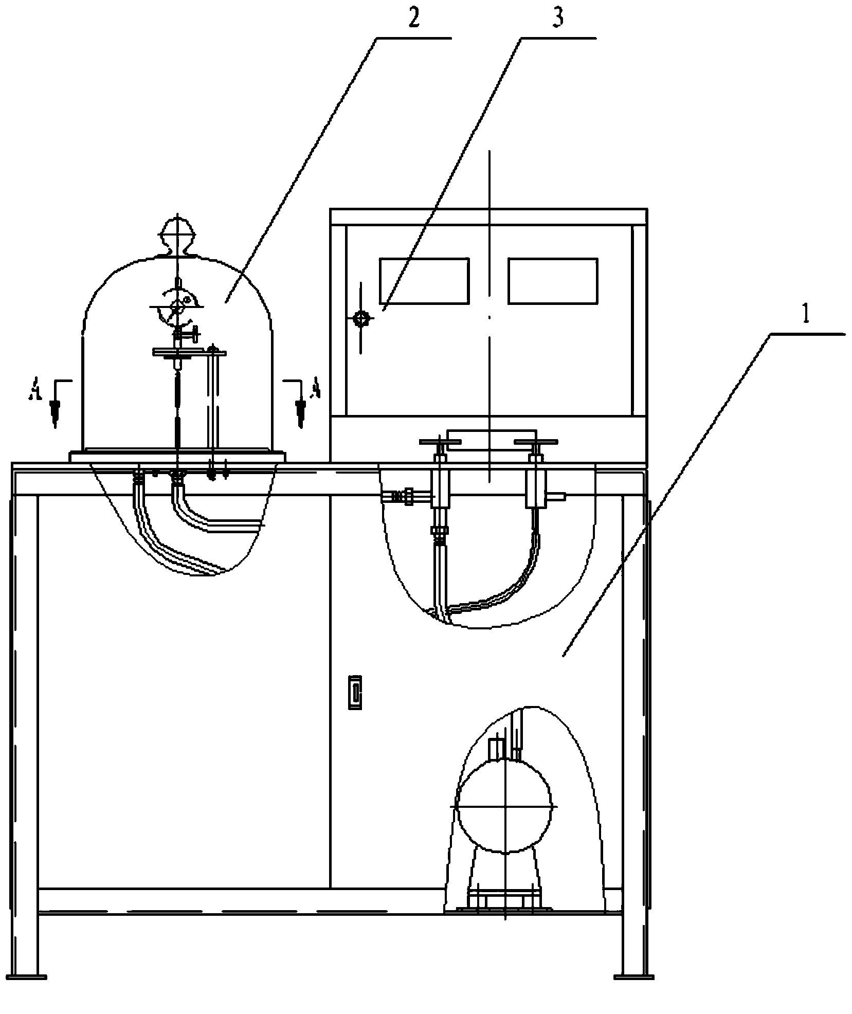 Diaphragm capsule valve stroke test device and using method thereof