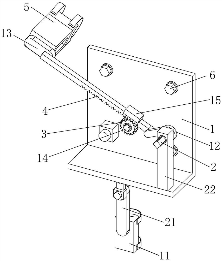 Four-limb linkage training device for rehabilitation in nursing department