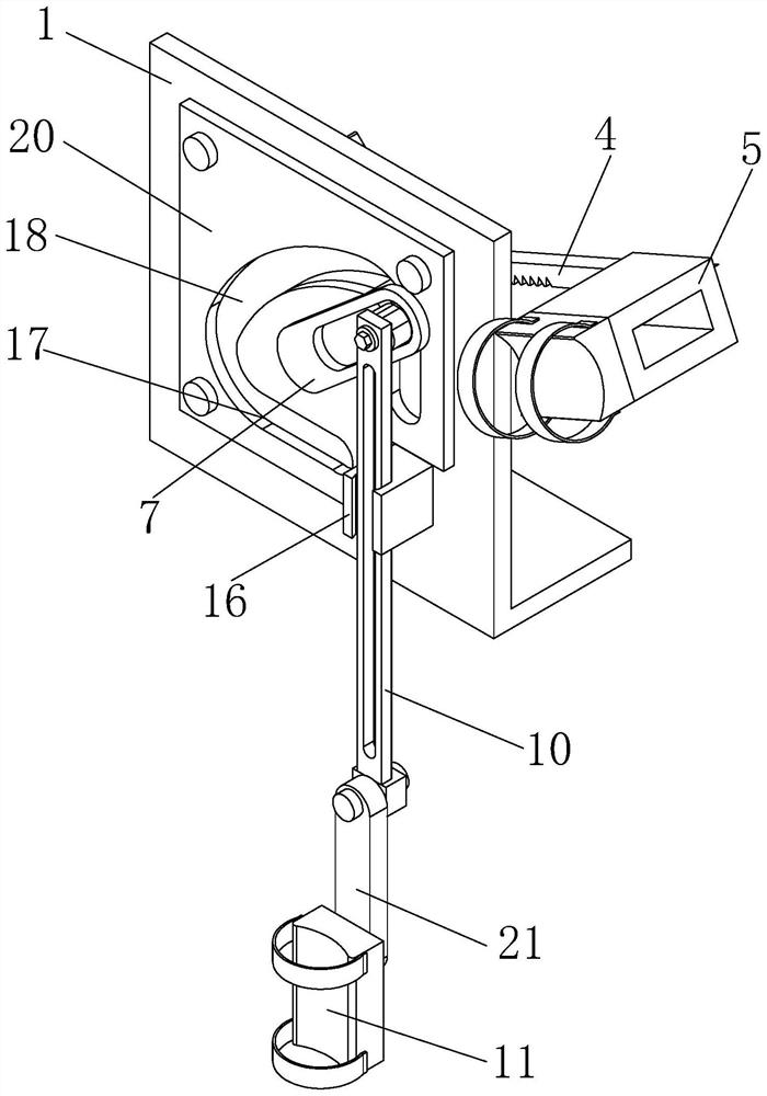 Four-limb linkage training device for rehabilitation in nursing department