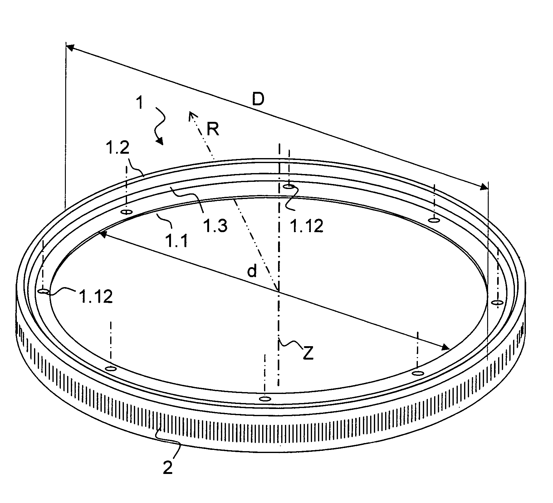 Body having angle scaling