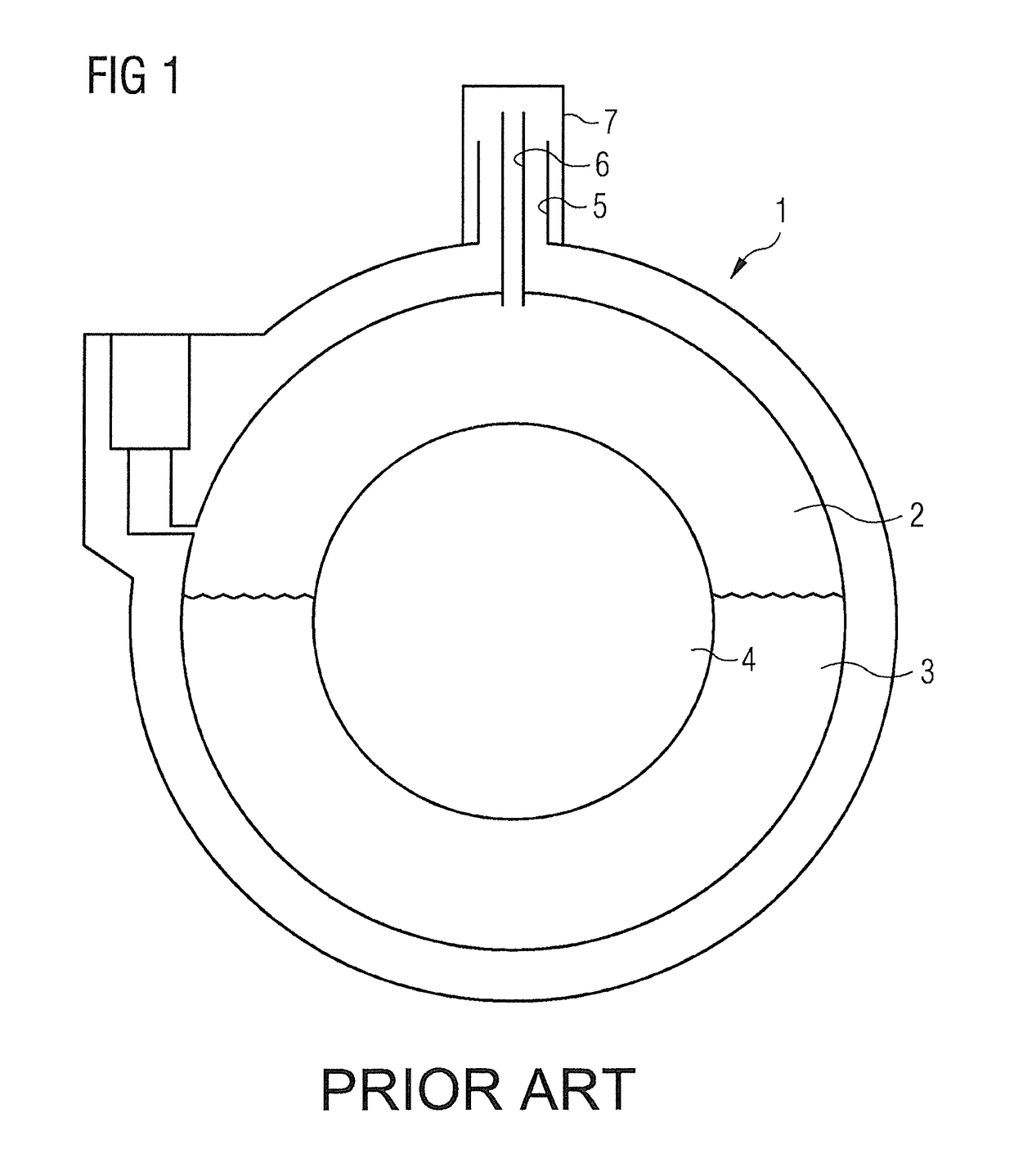 Pressure limiting valve for a cryostat containing a cryogen and a superconducting magnet